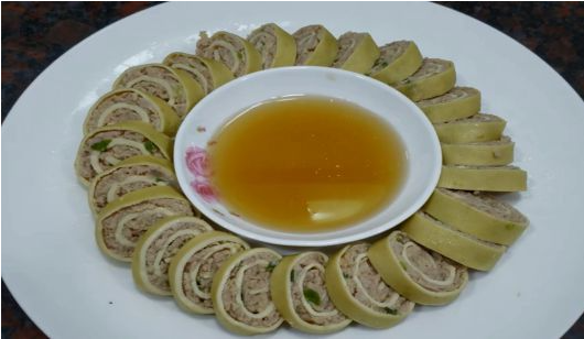 潮汕文化——潮汕美食之豆腐皮猪肉卷
